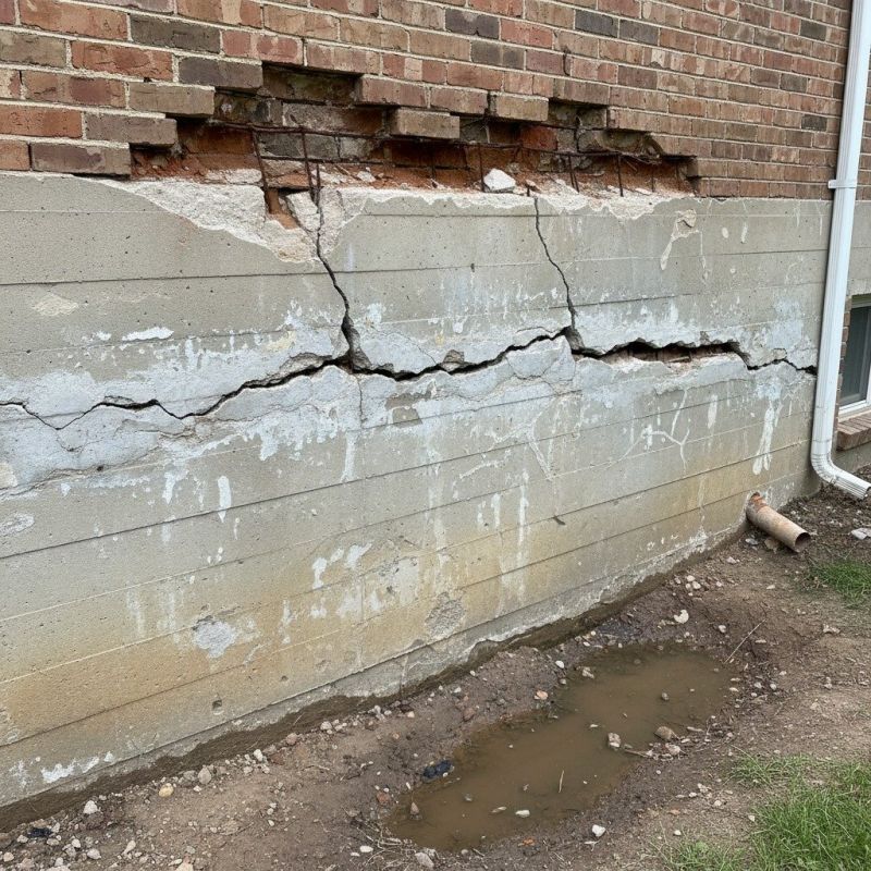 Foundation Wall Crack Repair