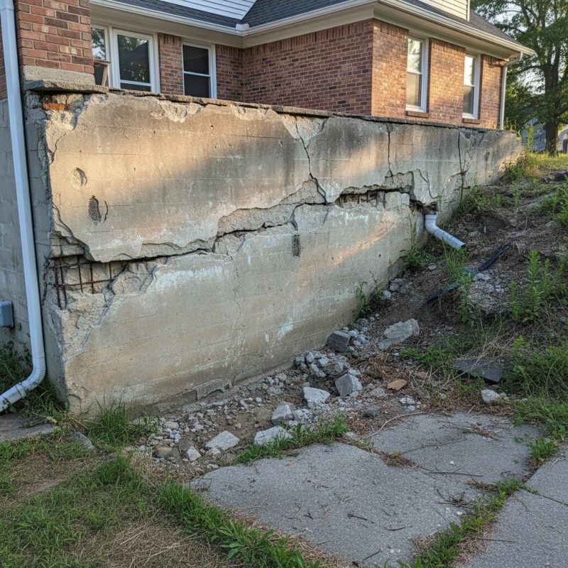 Foundation Wall Crack Repair detail