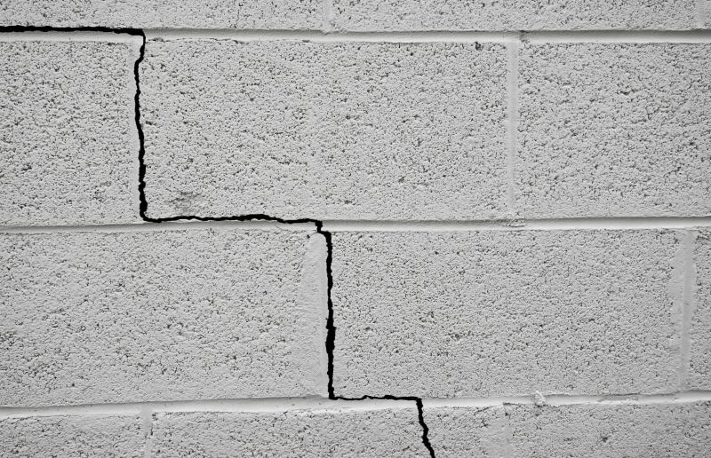 Foundation Wall Crack Repair detail