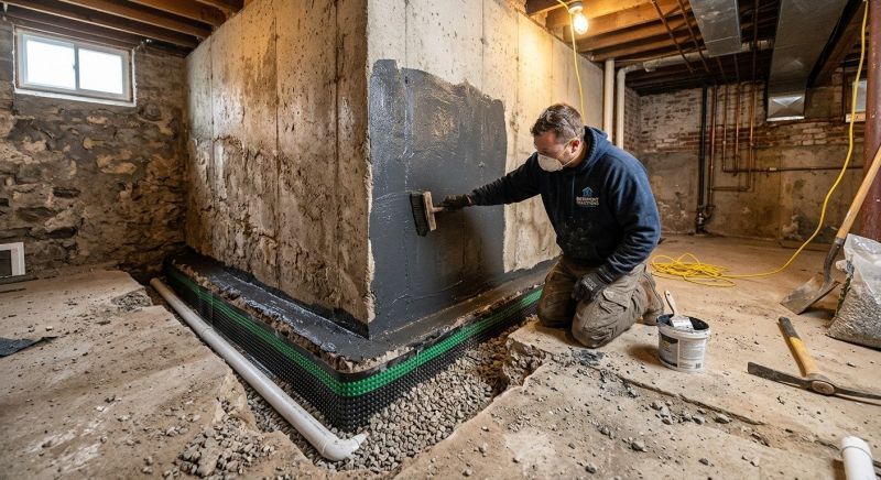 Wall Waterproofing in Greenville, SC