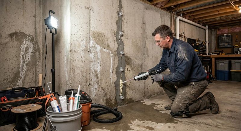 Wet Basement Repair in Grand Rapids, MI