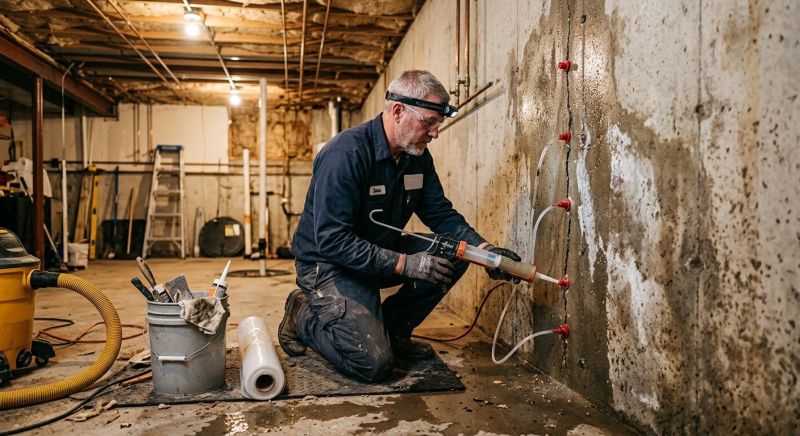 Wet Basement Solutions in Grand Rapids, MI