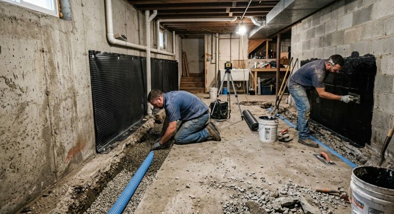 Wet Basement Solutions in Fredericksburg, VA